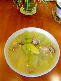 毛豆冬瓜排骨湯