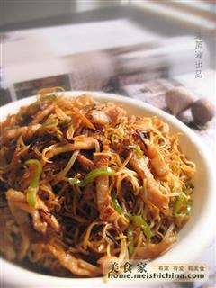 肉絲炒面
