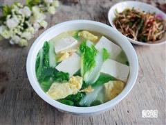 白菜豆腐雞蛋湯怎么做好吃?白菜豆腐雞蛋湯家常做法