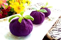 紫薯菠萝茶巾绞
