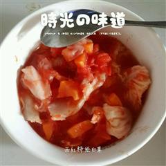 减肥食谱西红柿绘白菜减肥