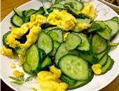 夏季来临  黄瓜加鸡蛋有效快瘦