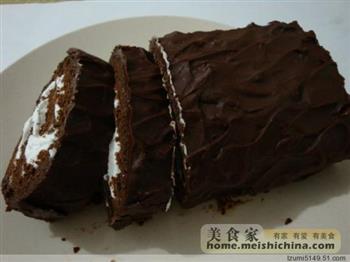巧克力蛋糕卷的做法图解9