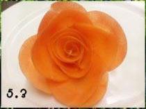 胡萝卜玫瑰花的做法图解15