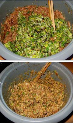 牛肉白菜豇豆饺子的做法步骤11