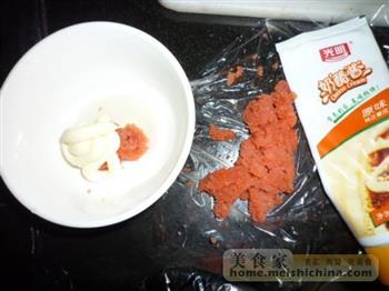 鱼籽鲜虾黄瓜盅的做法步骤4