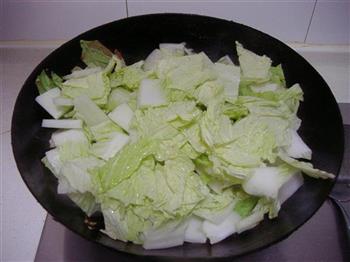 红白豆腐烩白菜的做法步骤3