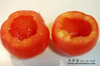 焗烤番茄盅的做法步骤2