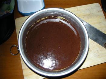 巧克力乳酪蛋糕的做法步骤13