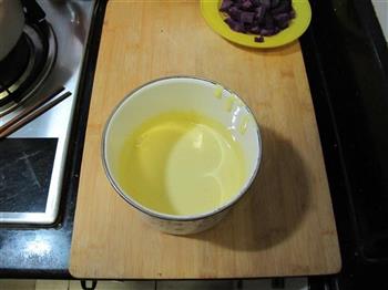 紫薯酸奶戚风蛋糕的做法图解1