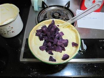 紫薯酸奶戚风蛋糕的做法步骤14