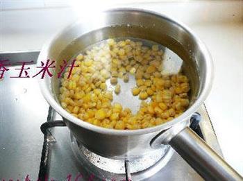 奶香鲜榨玉米汁的做法步骤2