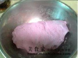 紫薯冰皮月饼的做法步骤4