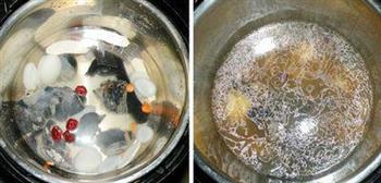 海底椰煲乌鸡的做法步骤2