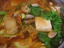 韩式泡菜蛤蜊汤的做法步骤11
