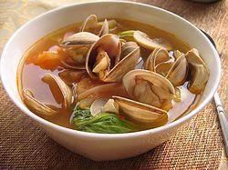 韩式泡菜蛤蜊汤的做法步骤12