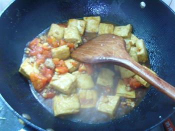 番茄烧豆腐的做法步骤8