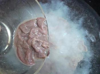 枸杞叶猪肝汤的做法步骤6