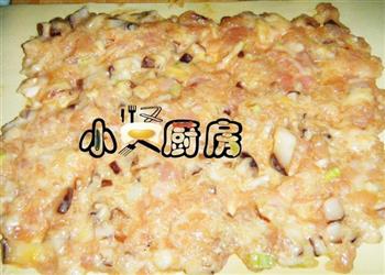 香菇鸡肉干豆腐卷的做法步骤4