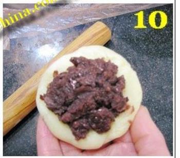 香酥红豆饼的做法图解10
