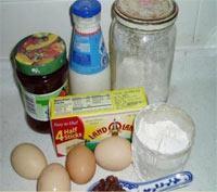果酱蜜红豆蛋卷的做法步骤1