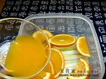 橙汁冬瓜的做法步骤5