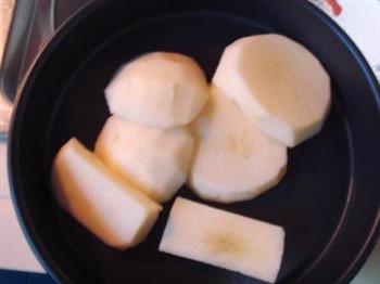 煎苹果香菇小牛排的做法步骤2