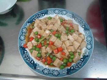鲜贝露烩豆腐的做法步骤6