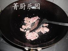芥兰炒牛肉的做法步骤7