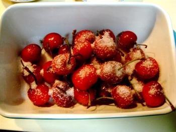 香酥蓝莓樱桃派的做法步骤2