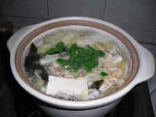 虾皮豆腐白菜海带汤的做法图解7