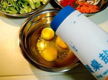 鸡肉蔬菜千层蛋卷的做法步骤2