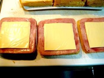 奶香白土司三明治的做法图解26