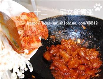 韩式泡菜锅的做法图解12