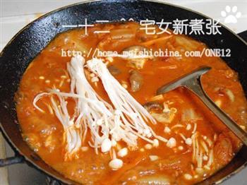 韩式泡菜锅的做法步骤17