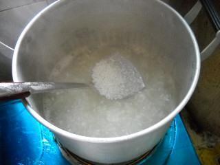 蜜豆冰蔬果糯米粥的做法步骤8