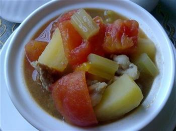 土豆番茄芝士汤的做法图解9
