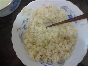 荷叶茶香炒米饭的做法步骤9