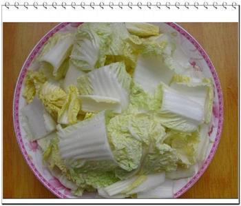 大白菜粉条炖鸭的做法步骤1