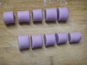 紫薯刀切馒头的做法步骤8