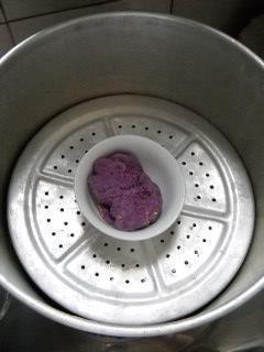 芝麻紫薯凉糕的做法步骤3