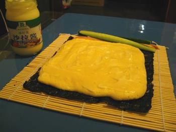 海苔蛋糕寿司卷的做法步骤6
