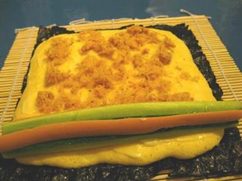 海苔蛋糕寿司卷的做法步骤8