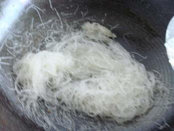椰菜虾米炒粉丝的做法步骤4