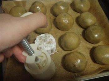 广式豆沙麻薯月饼的做法步骤25