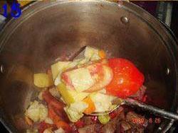 杂菜牛肉汤的做法步骤15