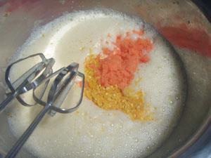 胡萝卜香橙海绵蛋糕的做法图解6