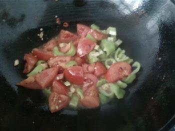 番茄青椒炒蛋的做法步骤3