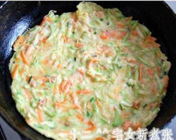彩色蔬菜蛋饼的做法步骤10