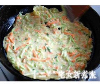 彩色蔬菜蛋饼的做法步骤9